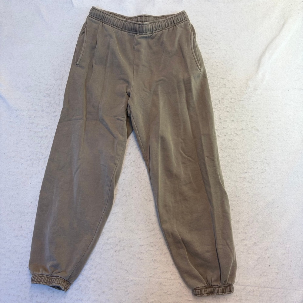Tna Sweatpants Womens XS Brown High Rise Cozy Fleece Joggers